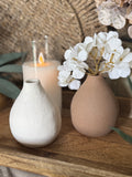 The textured bud vase