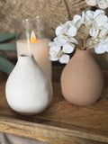The textured bud vase