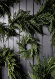 The real touch cypress wreath