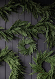 The real touch cypress wreath