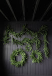 Real touch oversized cypress leaf garland - 15ft