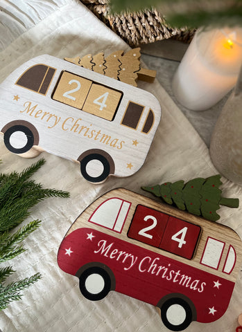 Merry Christmas advent van