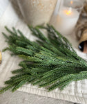 The real touch winter greenery stem