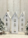 The metal tea light house