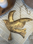 The hanging metal bird bell