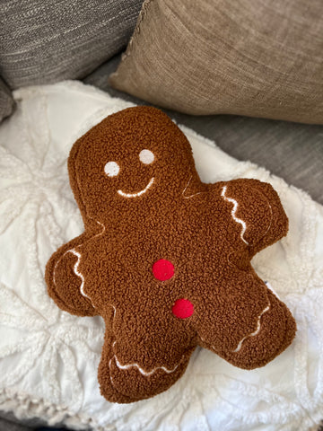 Ginger bread man pillow