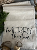 Merry Christmas table runner