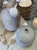 The botanical clay vase