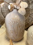 The botanical clay vase