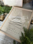 The merry Christmas framed prints