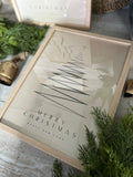 The merry Christmas framed prints