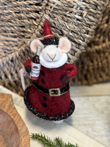 Pinot Paula the mouse ornament