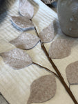 The felt leaf stem