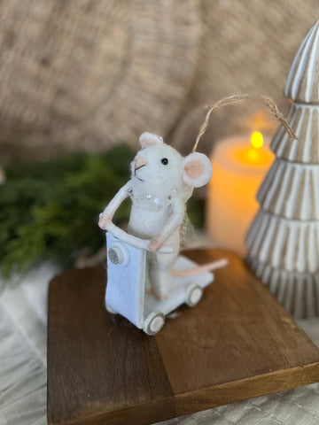 Scooter Sandra the mouse ornament
