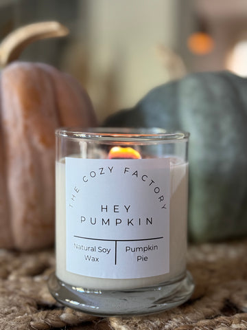The Cozy Factory hand poured Soy Wax Candle