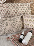 hand blocked printed pouch