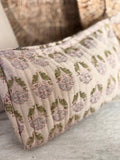 hand blocked printed pouch