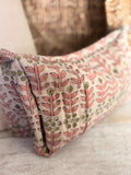 hand blocked printed pouch