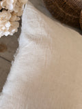 Lina linen pillow - glacier 24” x 24”