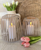 Indoor outdoor battery operated lantern