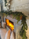 real touch spruce garland