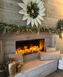 real touch snowy Norfolk pine garland