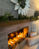 Real touch white cedar garland