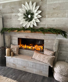 Real touch whispy cedar garland