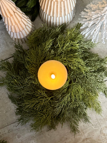 The Faux Cedar Wreath