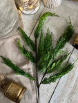 Real touch whispy cedar stem 24”