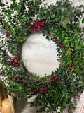 Red berry wreath