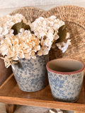 Vintage floral pot