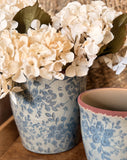 Vintage floral pot