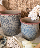 Vintage floral pot