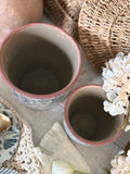 Vintage floral pot