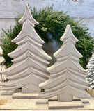 The standing wood tree