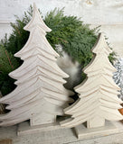 The standing wood tree