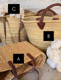 The seagrass basket totes