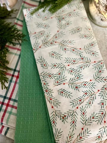 The holiday tea towel set