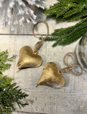 The bell heart ornament