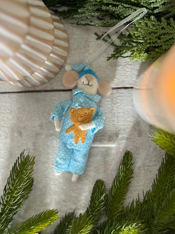 PJ the mouse ornament