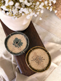 Handmade seagrass coaster set