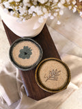 Handmade seagrass coaster set