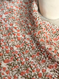 The waffle floral tea towel