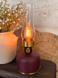 The lamplite indoor outdoor rechargeable lantern with gold accent