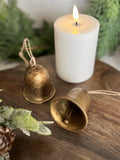 The gold bell ornament