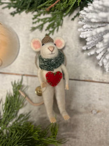 Loving lennard the mouse ornament