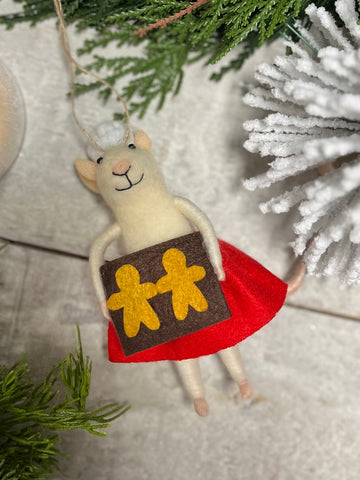 Ginger the mouse ornament