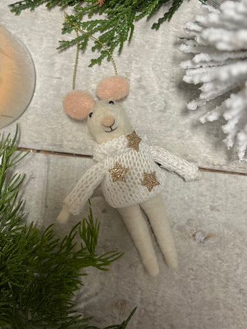 Star the mouse ornament