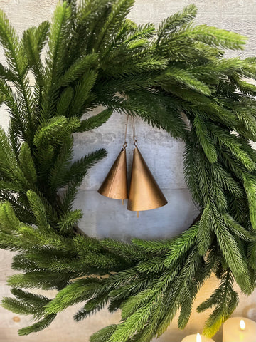 Real touch Spruce wreath 26”